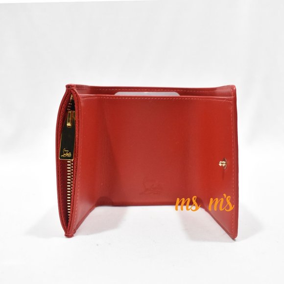 NWT Christian Louboutin red leather wallet - Picture 3 of 5